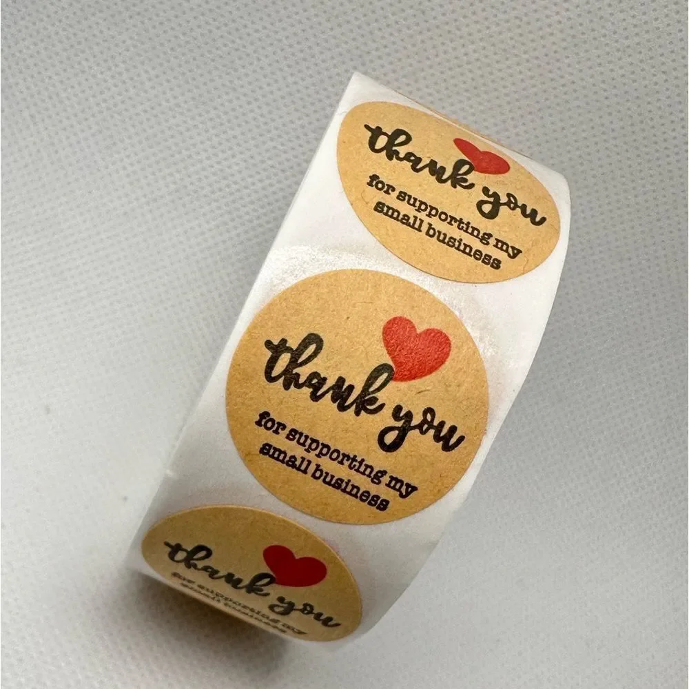 Small business thank you stickers | shipping supplies | SEAL ENVELOPE